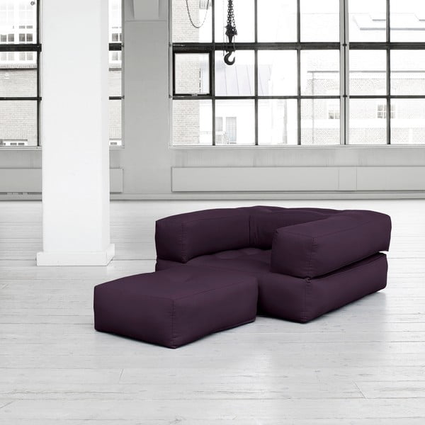 Fotel rozkładany Karup Cube Purple