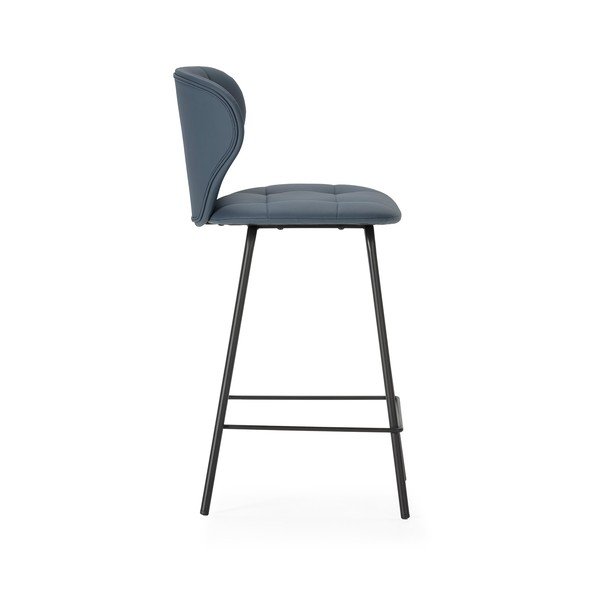 Ciemnoszare hokery zestaw 2 szt. (wysokość siedziska 67 cm) Maura – Marckeric-image-3