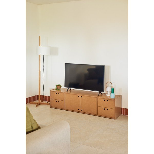Szafka pod TV w naturalnym kolorze 157x42x40 cm Wally – Teulat-image-1