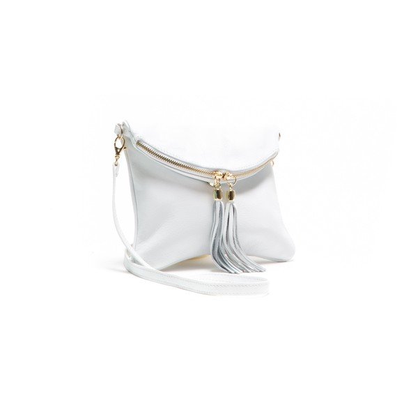 Skórzana torebka Anna Luchini 202 Bianco-image-1