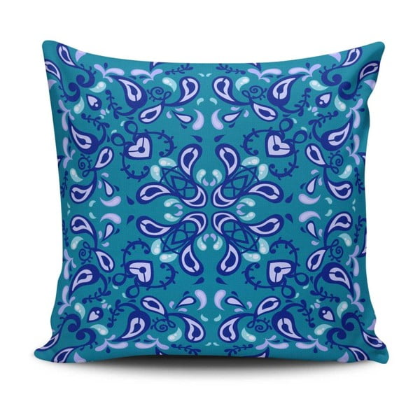 Poduszka z domieszką bawełny Cushion Love Azulo Duro, 45x45 cm