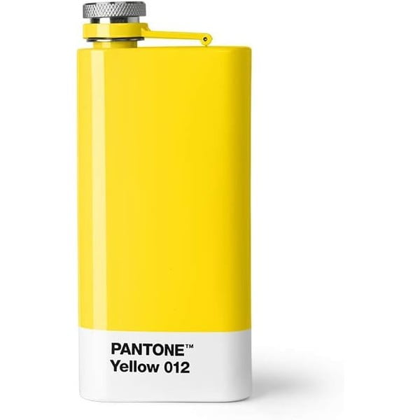 Żółta piersiówka Pantone, 150 ml
