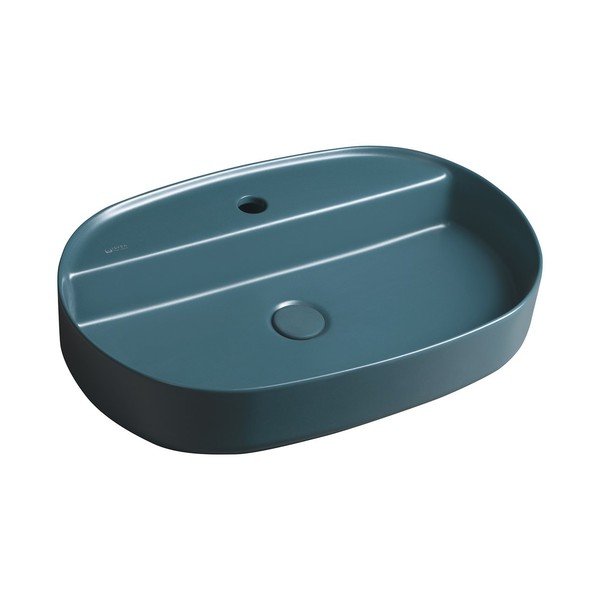Morska ceramiczna umywalka 60x40 cm Infinity Oval – Sapho