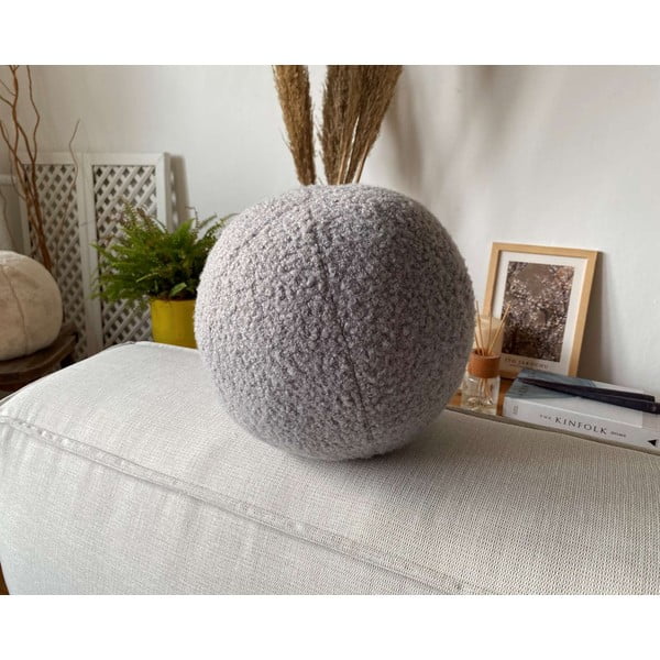 Poduszka dekoracyjna z materiału bouclé ø 20 cm Top – Mioli Decor-image-3