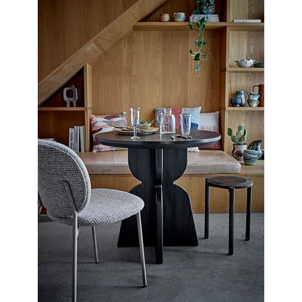 Szare tekstylne krzesło Percey – Bloomingville-image-1