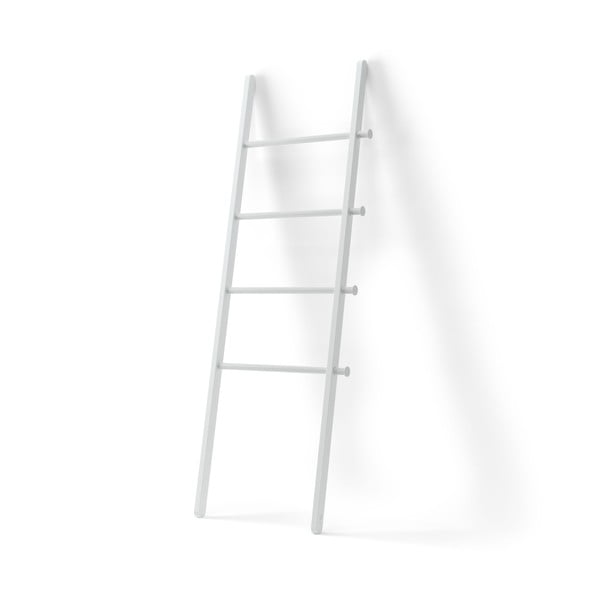 Biała drabina dekoracyjna z drewna topolowego Leana – Umbra-image-3