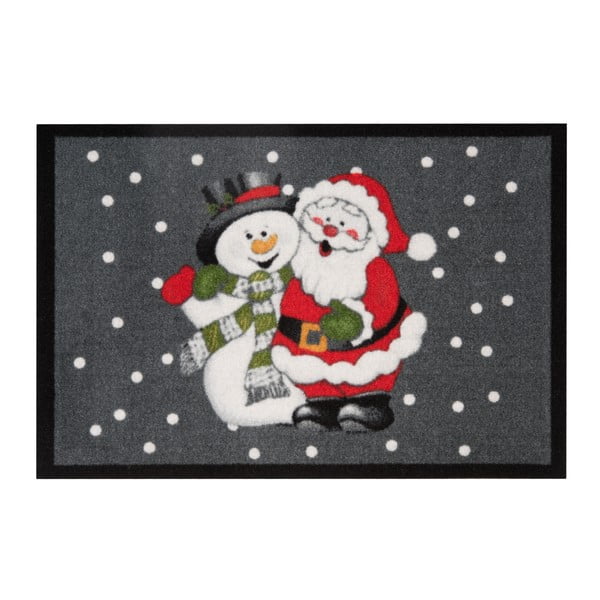 Wycieraczka Hanse Home Santa and Snowman, 40x60 cm