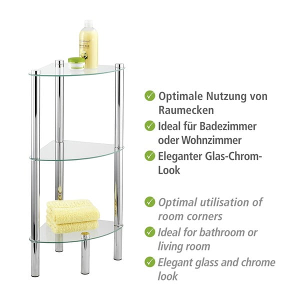 Szafka narożna z 3 półkami Wenko Corner-image-1