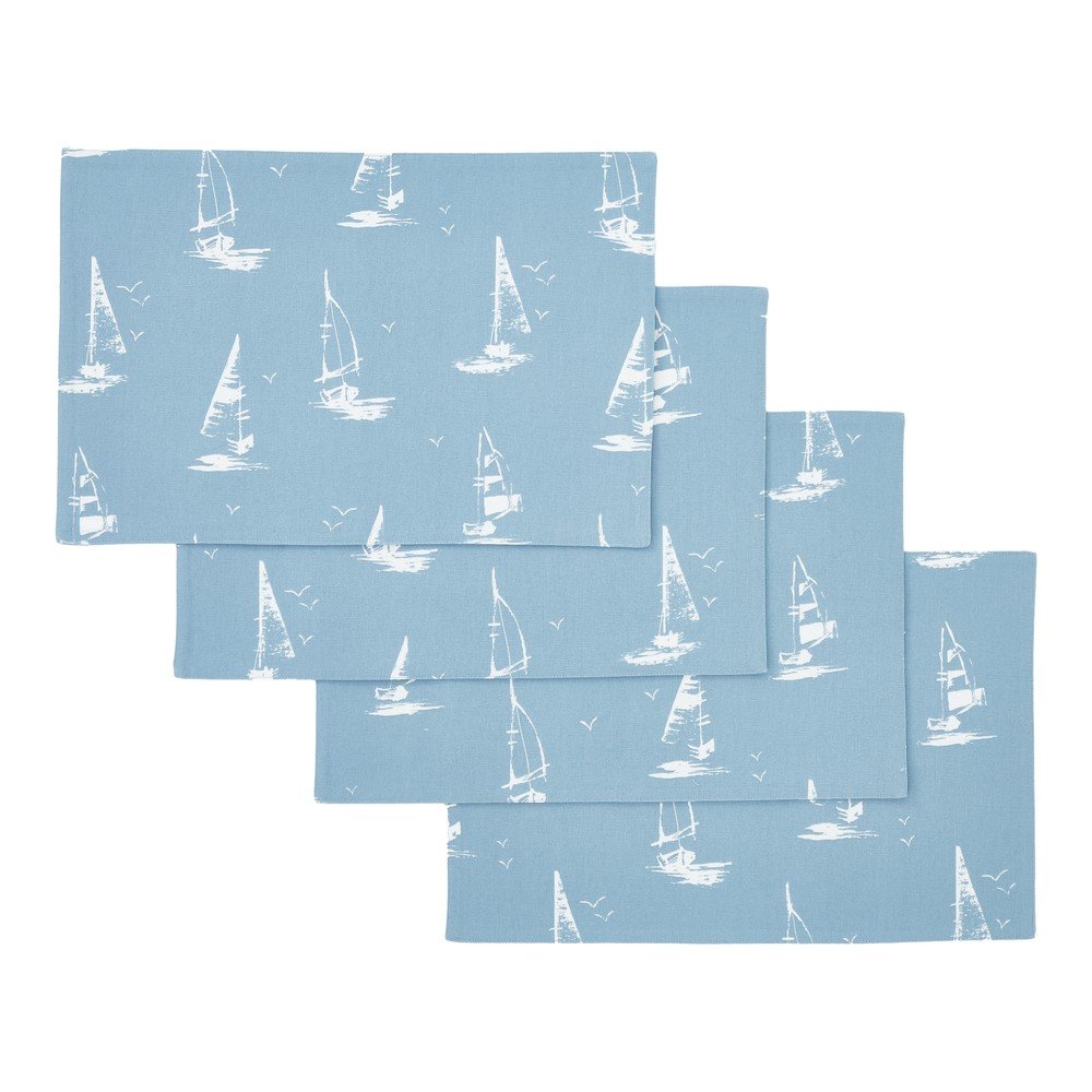 Bawełniane maty stołowe zestaw 4 szt. 30x46 cm Salcombe Boats – Catherine Lansfield