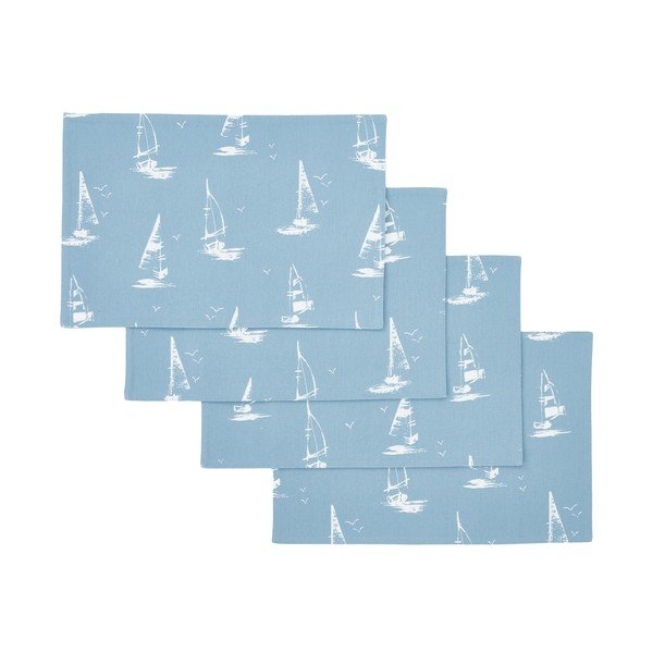 Bawełniane maty stołowe zestaw 4 szt. 30x46 cm Salcombe Boats – Catherine Lansfield