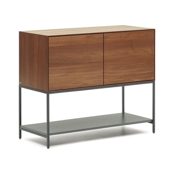 Niska komoda w dekorze orzecha 97,5x80 cm Vedrana – Kave Home-image-2