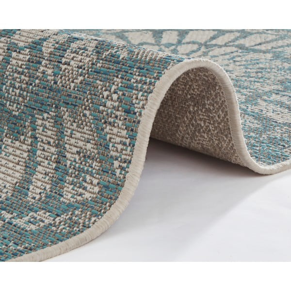 Szaroniebieski dywan odpowiedni na zewnątrz NORTHRUGS Amon, 140x200 cm-image-3