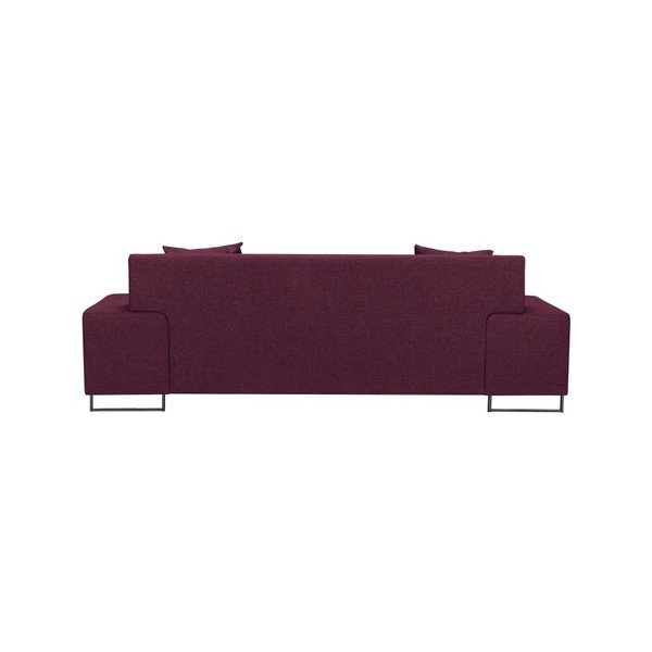 Fioletowa sofa z czarnymi nóżkami Cosmopolitan Design Orlando, 220 cm-image-4