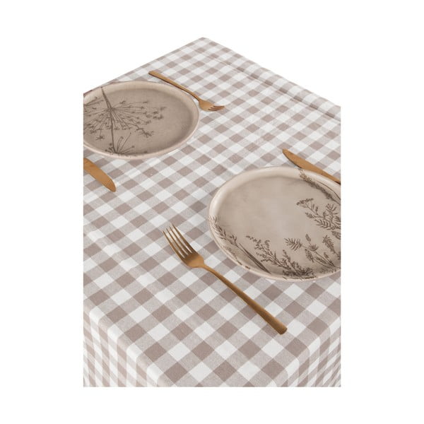Bawełniany obrus 150x150 cm Gingham – Tiseco Home Studio-image-1