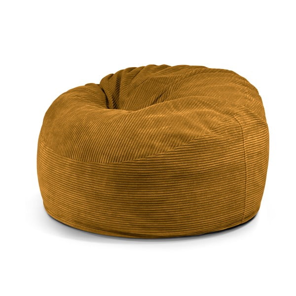 Musztardowy sztruksowy worek do siedzenia Om 110 – SLOWDOWN