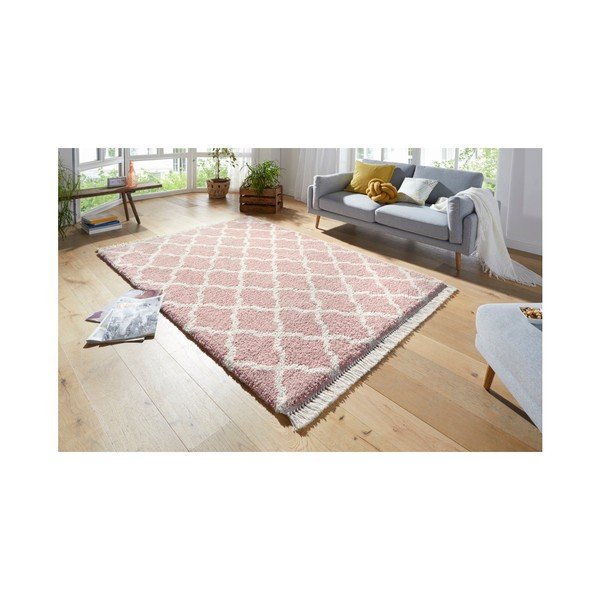 Różowy dywan Mint Rugs Marino, 80x150 cm-image-1