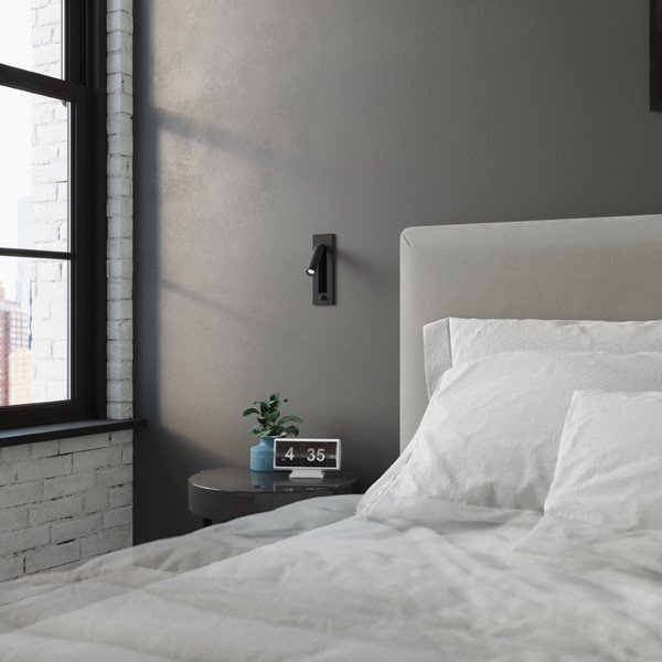 Czarny metalowy kinkiet Chimery – Sollux-image-2