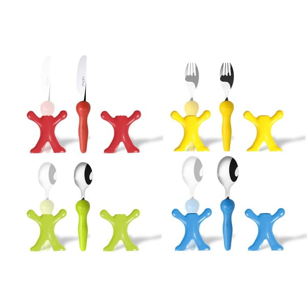 Dziecięcy zestaw sztućców Vialli Design Picco-image-3