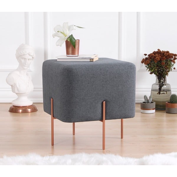 Ciemnoszary puf Copper – Artie-image-3