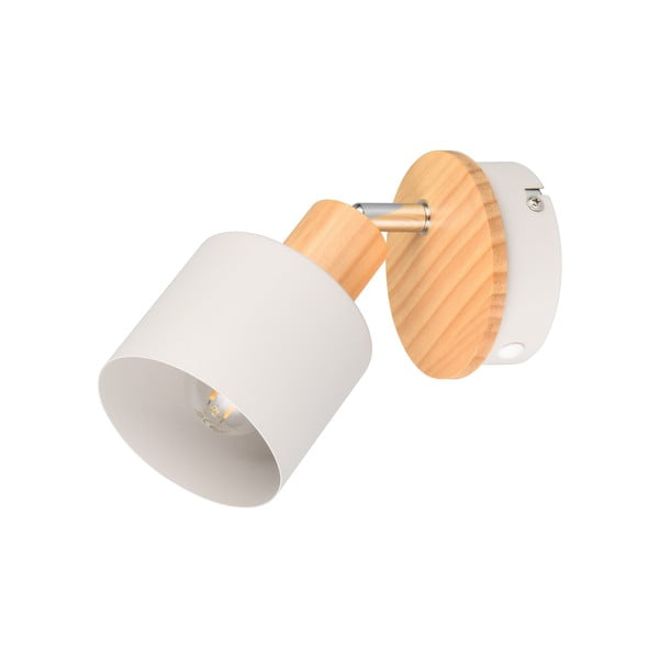 Biało-naturalna lampa punktowa ø 9 cm Shanti – Trio