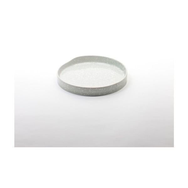 Biały półmisek ceramiczny ComingB Coupelle Granite Plate MM