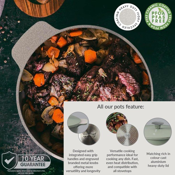 Garnek do pieczenia z pokrywką 3,2 l Signature Range – Cooksmart ®-image-2