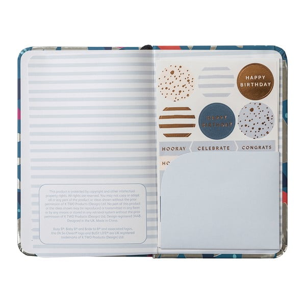 Notatnik na adresy i urodziny Busy B Floral-image-4