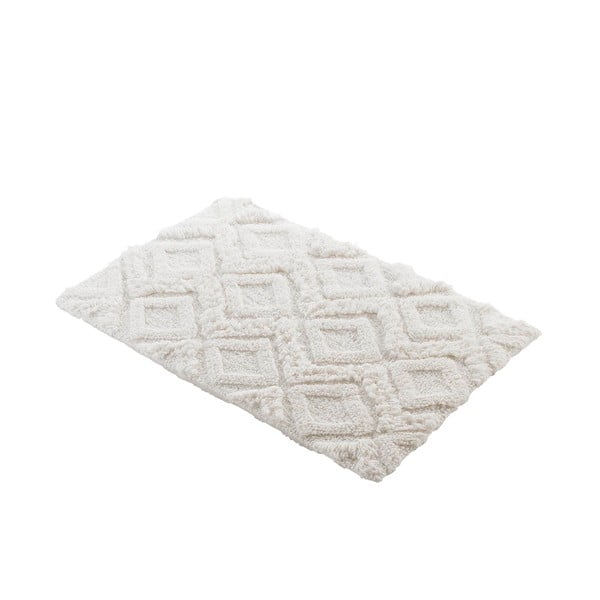 Biały dywanik łazienkowy 50x80 cm Ikatis – douceur d'intérieur-image-4