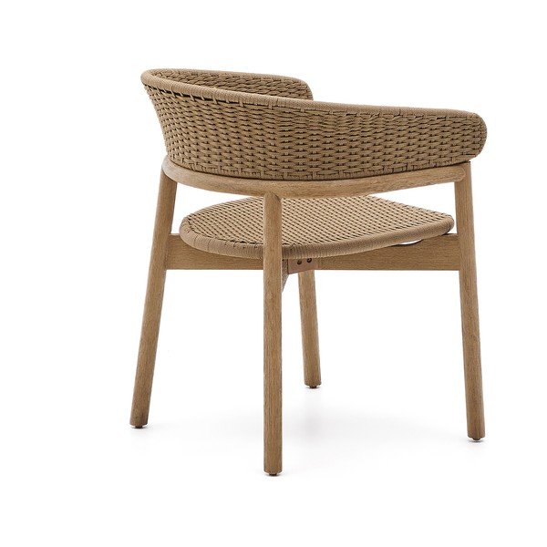 Drewniane krzesło ogrodowe w naturalnym kolorze Arinella – Kave Home-image-4