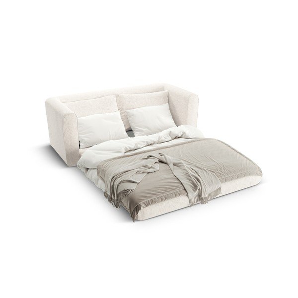 Biała rozkładana sofa 158 cm Lido – Micadoni -image-3