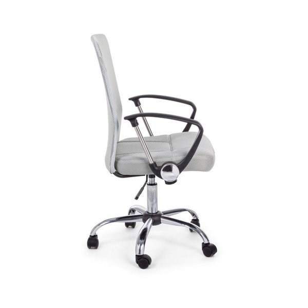 Jasnoszare tapicerowane krzesło biurowe Brisbane – Yes Everyday-image-3