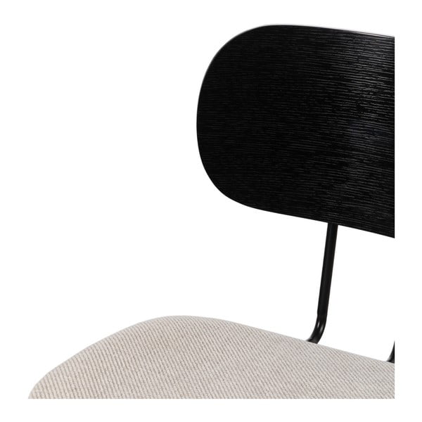 Biało-czarne krzesła zestaw 4 szt. Cleo – Ixia-image-4