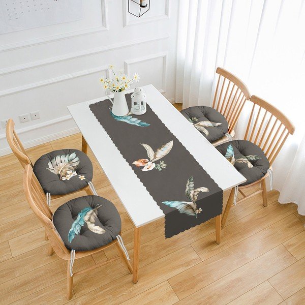 Zestaw 4 poduszek na krzesła i bieżnika 45x140 cm – Mila Home-image-1