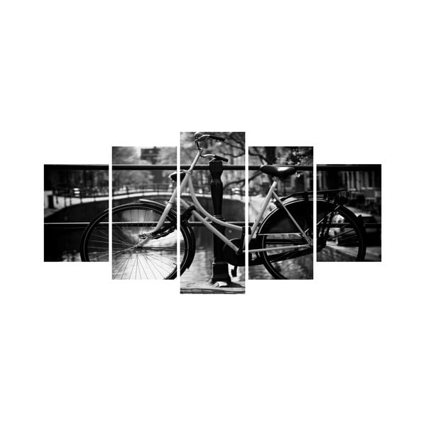 Wieloczęściowy obraz Black&White no. 58, 100x50 cm