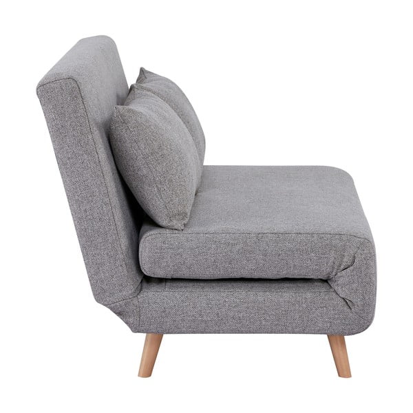 Szara rozkładana sofa 140 cm Marlow – House Nordic-image-3