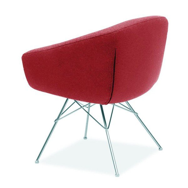 Ciemnoczerwony fotel Softline Aiko-image-2