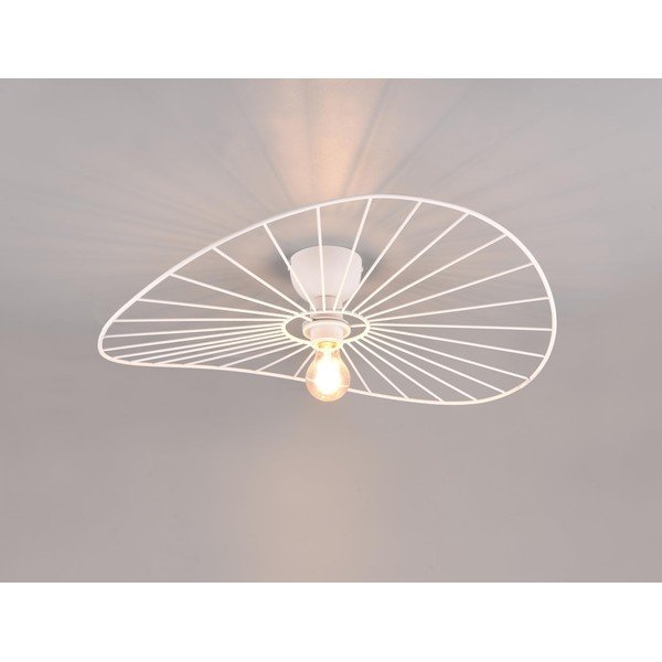 Biała lampa sufitowa ø 60 cm Chapeau – Reality-image-1
