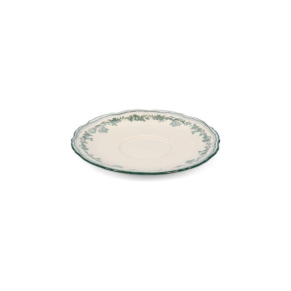 Zielony/w kolorze kości słoniowej spodek ø 15,5 cm Cyril – S|P Collection-image-2