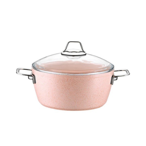 Zestaw 3 garnków i patelni ze stali nierdzewnej Kutahya Rose-image-4