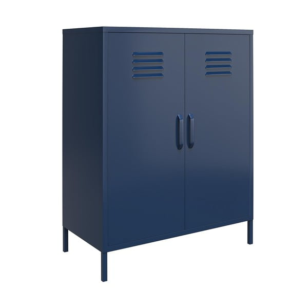 Niebieska metalowa szafka 80x102 cm Bradford – Queer Eye-image-2