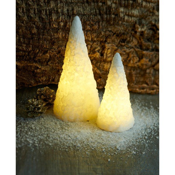 Dekoracja świetlna LED w kształcie choinki Sirius Snow Cone, wys. 15 cm-image-3
