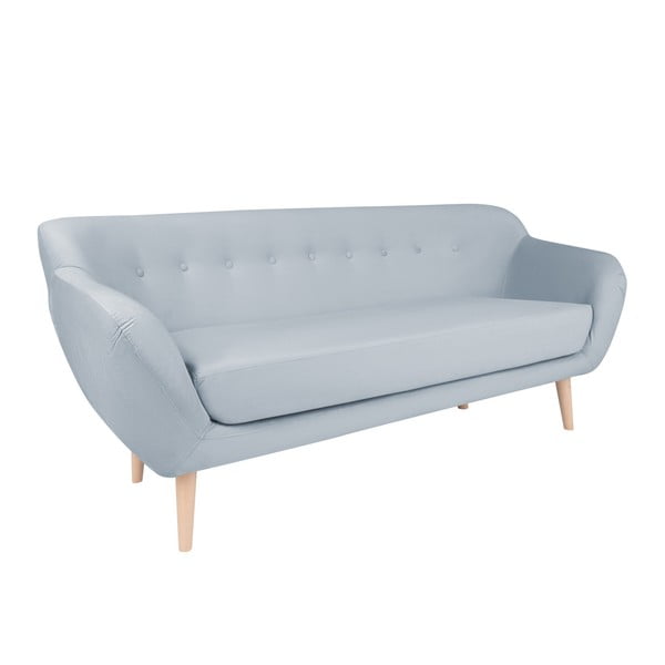 Jasnoniebieska sofa trzyosobowa BSL Concept Eleven