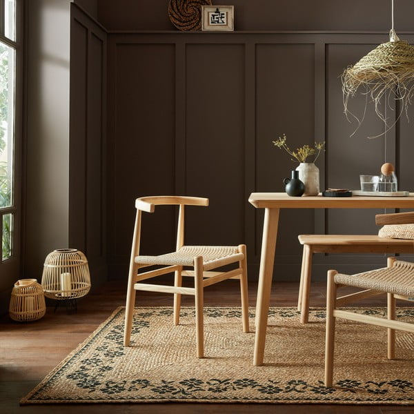 Naturalny dywan z juty 160x230 cm Maisie – Flair Rugs-image-1