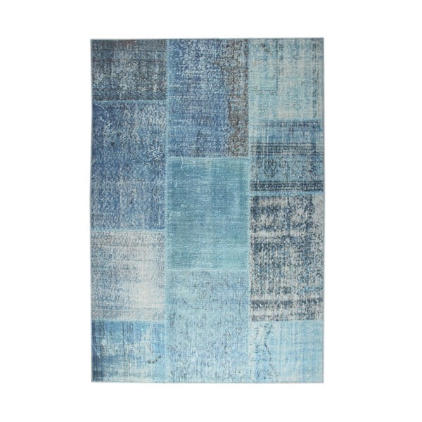 Niebieski dywan Eko Rugs Oina, 75x300 cm