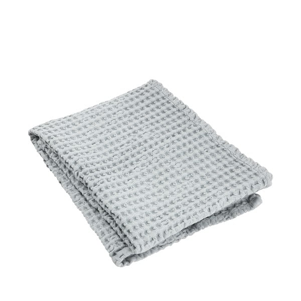 Jasnoniebieski bawełniany ręcznik Blomus Micro Chip, 100x50 cm
