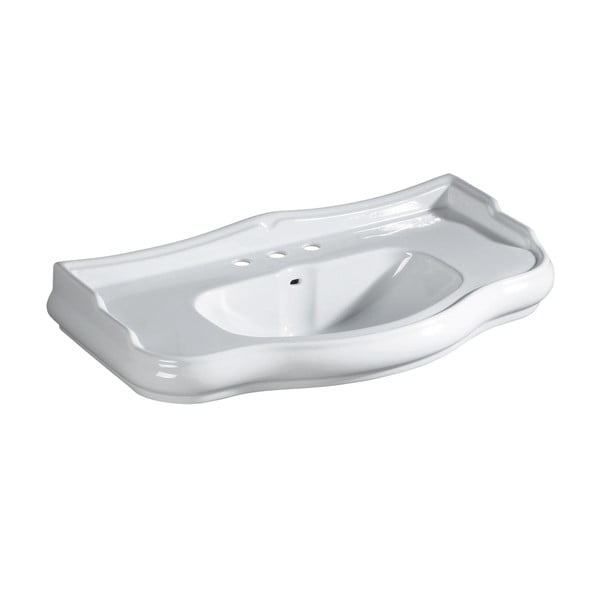 Biała ceramiczna umywalka 100x54,5 cm Retro – Sapho