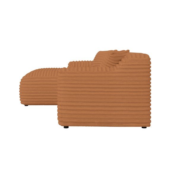 Sztruksowy narożnik (lewostronny/z szezlongiem) w kolorze terakoty Martin – Ropez-image-3