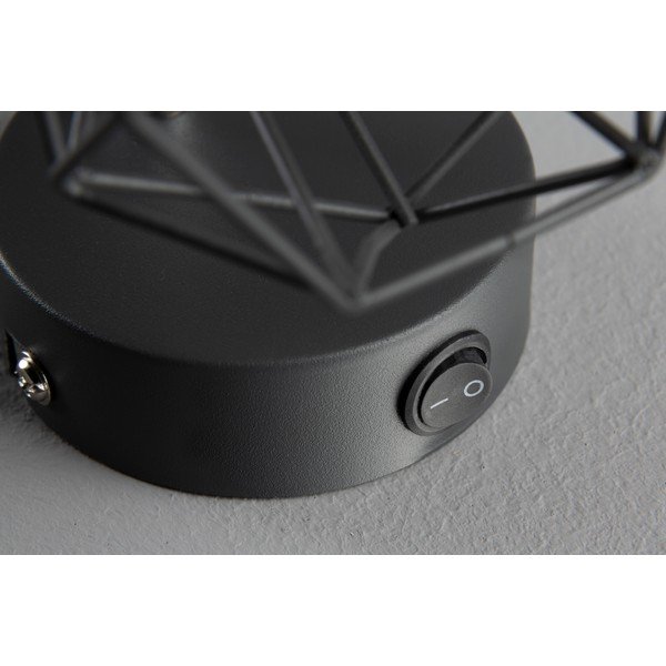 Czarna lampa punktowa 8x14 cm Ran – Fischer & Honsel-image-1