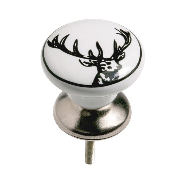 Zestaw 4 wieszaków Stag Head-image-1