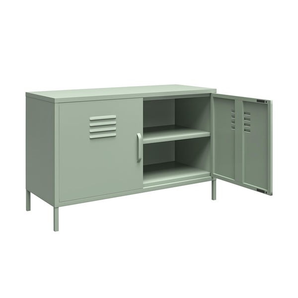 Zielona metalowa szafka 100x64x40 cm Mission District – Støraa-image-4